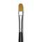 Trekell Synthetic Gold Taklon Brush - Filbert, Long Handle, Size 10